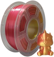 Фото - Пластик для 3D печати FIBER3D PLA+ Silk Red Gold 1kg 1 кг  красный