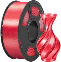 Фото - Пластик для 3D печати FIBER3D PLA+ Silk Red 1kg 1 кг  красный