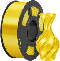 Фото - Пластик для 3D печати FIBER3D PLA+ Silk Yellow 1kg 1 кг  желтый