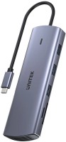 Фото - Картридер / USB-хаб Unitek 9-in-1 USB-C Hub with Dual Display, Dual Card Reader and 100W PD