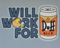 Фото - Коврик для мышки ABYstyle Simpsons - Will work for Duff
