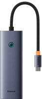 Фото - Картридер / USB-хаб BASEUS UltraJoy Series 4-Port Hub Type-C