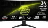 Фото - Монитор MSI MAG 346CQ 34 "  черный