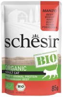 Фото - Корм для кошек Schesir Bio Adult Beef Pouch 85 g