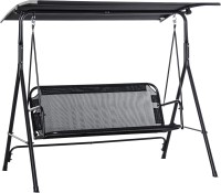 Фото - Садовая качель Outsunny 2-Seater Patio Swing Chair, Outdoor Adjustable Canopy Porch Swing with Armrests