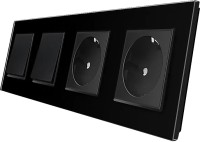 Фото - Розетка Livolo VL-C7K1/K1/FCTC16A/FCTC16A-8BP черный