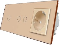 Фото - Розетка Livolo VL-C701Z/C702Z/C7C1EU-13 золотистый