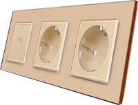 Фото - Розетка Livolo VL-C7FC1/FCTC16A/FCTC16A-6AP золотистый
