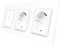 Фото - Розетка Livolo VL-C7FC1S/FCTC16A/FCTC16A-6WP белый