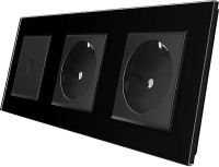 Фото - Розетка Livolo VL-C7FC1S/FCTC16A/FCTC16A-6BP черный