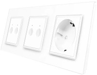Фото - Розетка Livolo VL-C7FC2/FC2/FCTC16A-6WP белый