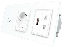Фото - Розетка Livolo VL-C701SC1EU1USBC1A-11 белый