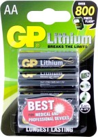 Фото - Аккумулятор / батарейка GP Lithium  4xAA