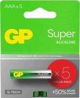 Фото - Аккумулятор / батарейка GP Super Alkaline  5xAAA