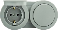 Фото - Розетка OVIVO xOne 406-240000-923 серый