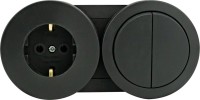 Фото - Розетка OVIVO xOne 406-250000-925-1 графит