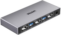 Фото - Картридер / USB-хаб Unitek 5Gbps DP KVM Switch