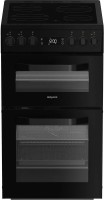 Фото - Плита Hotpoint-Ariston HDE5VDCB черный