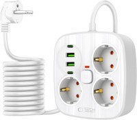 Фото - Сетевой фильтр / удлинитель Tech-Protect PCS3X4