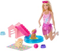 Фото - Кукла Barbie Puppy Pool Party JBF35