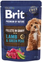 Фото - Корм для собак Brit Premium Adult Lamb/Peas in Gravy 85 g 1 шт
