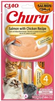 Фото - Корм для кошек INABA Ciao Churu Salmon/Chicken 56 g