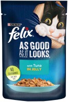 Фото - Корм для кошек Felix As Good As It Looks Tuna in Jelly 100 g