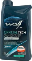 Фото - Моторное масло WOLF Officialtech 0W-40 C3 SP 1 л