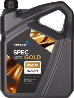 Фото - Моторное масло Specol Spec Gold 5W-30 4 л