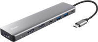 Фото - Картридер / USB-хаб Trust Dalyx 7-in-1 Multiport Adapter
