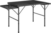 Фото - Туристическая мебель Outsunny 4.5ft Portable Folding Table, Height Adjustable Metal Picnic Table