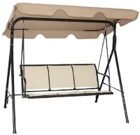 Фото - Садовая качель Costway 3-Seat 550-Pound Capacity Outdoor Canopy Patio Swing