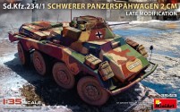 Фото - Сборная модель MiniArt Sd.Kfz.234/1 Schwerer Panzerspahwagen (2 cm) Late Mod (1:35)