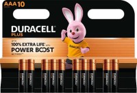 Фото - Аккумулятор / батарейка Duracell 10xAAA Plus