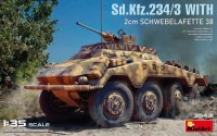 Фото - Сборная модель MiniArt Sd.Kfz.234/3 with 2cm Schwebelafette 38 (1:35)