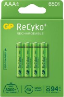 Фото - Аккумулятор / батарейка GP Rechargeable  4xAAA 650 mAh