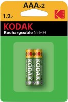 Фото - Аккумулятор / батарейка Kodak 2xAAA  300 mAh