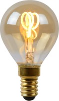 Фото - Лампочка Lucide Filament Dim Amber P45 3W 2200K E14