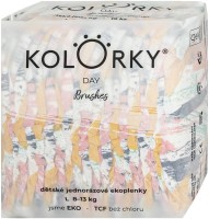 Фото - Подгузники Kolorky Day Brushes ECO L / 19 pcs