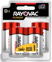 Фото - Аккумулятор / батарейка Rayovac 4xD Fusion