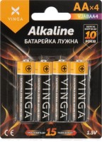 Фото - Аккумулятор / батарейка Vinga  4xAA Alkaline