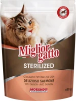 Фото - Корм для кошек Morando Migliorgatto Sterilised Salmon  400 g