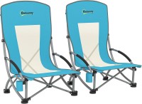 Фото - Туристическая мебель Outsunny Set of 2 Folding Beach Chair