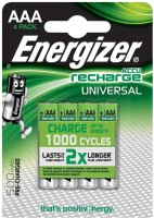Фото - Аккумулятор / батарейка Energizer Universal 4xAAA 500 mAh