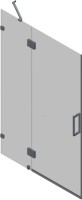 Фото - Душевая перегородка KOER SR SD04-100x200-TR-01 KR5386