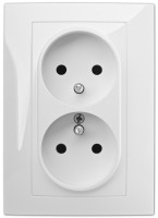 Фото - Розетка Elektro-Plast Carla 1735-00 белый