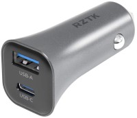 Фото - Зарядное устройство RZTK Car Charger 38W USB-A + USB-C
