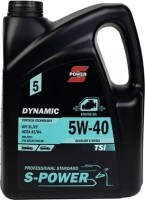Фото - Моторное масло S-Power Dynamic TSI 5W-40 5 л