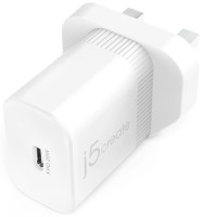 Фото - Зарядное устройство j5create 20W PD USB-C Wall Charger UK