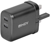 Фото - Зарядное устройство Lindy USB 2xType C GaN Charger 65W